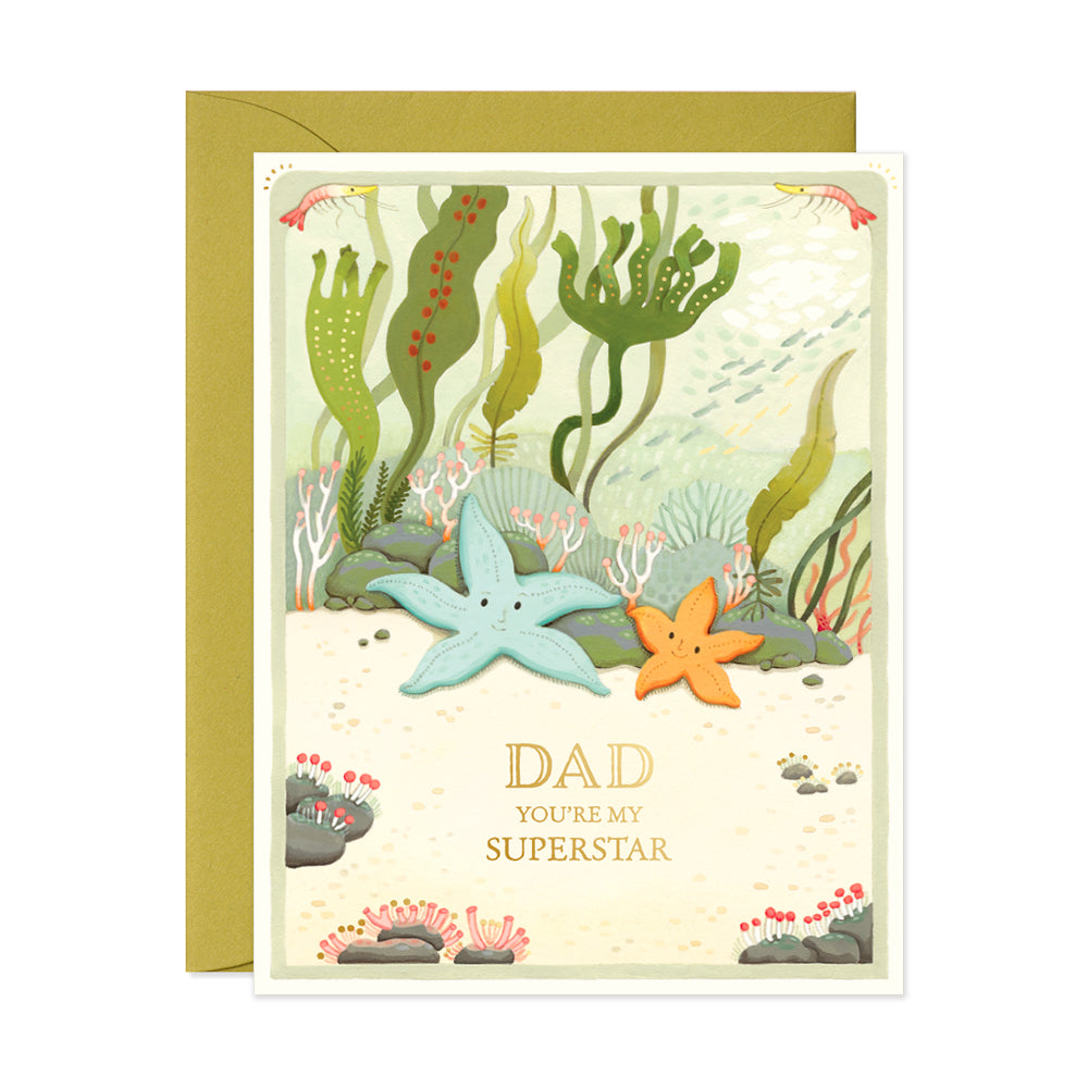 JooJoo Paper - Father's Day Starfish Card