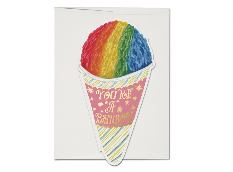 Red Cap Cards - Snow Cone Friendship Card