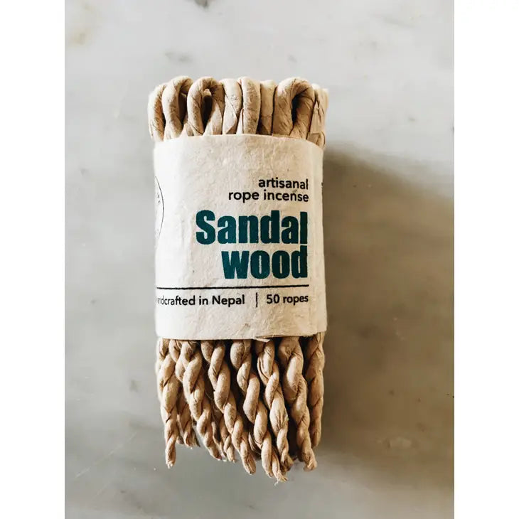 Essence Of Life Organics - Sandalwood Rope Incense