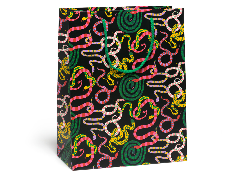 Red Cap Cards - Vibrant Snakes Gift Bag