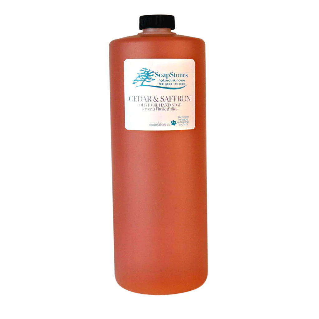 Soapstones - Cedar & Saffron  Foaming Hand Soap