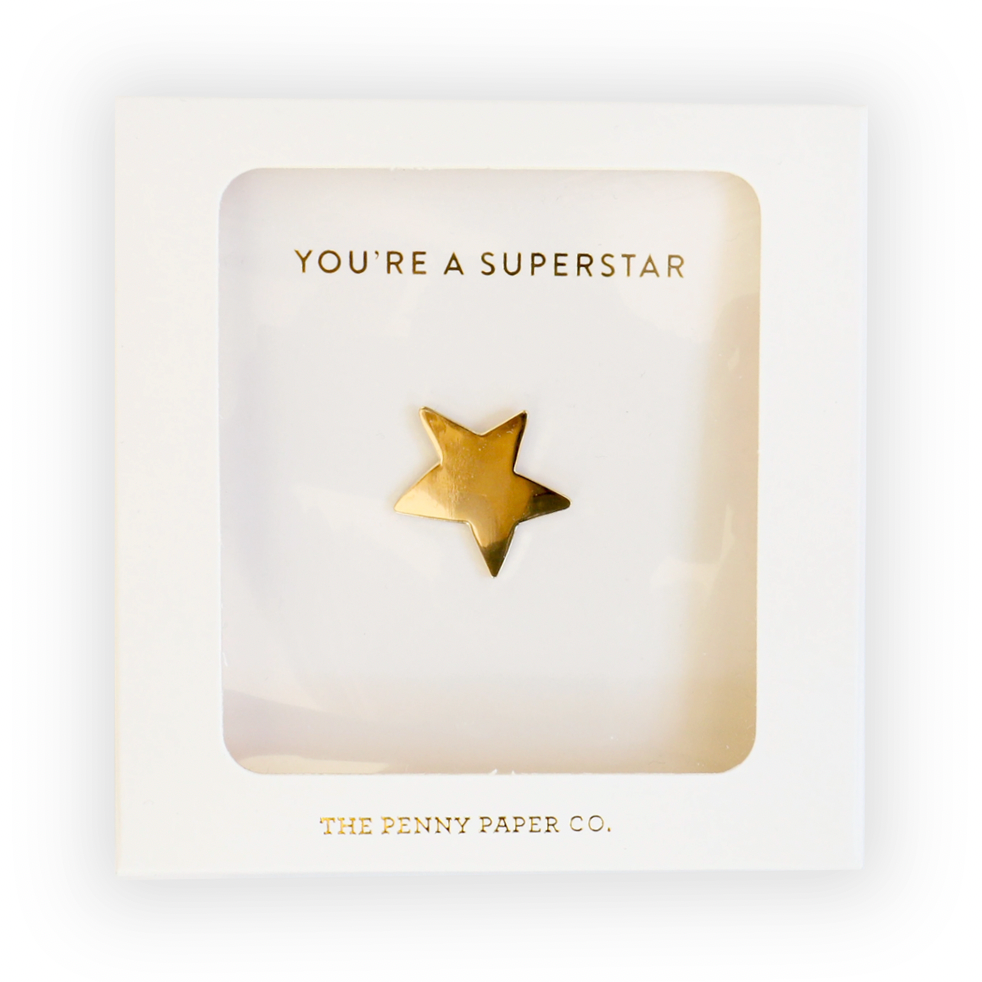 The Penny Paper Co. - You're a Superstar Enamel Pin