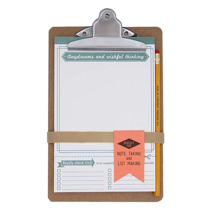 Regional Assembly of Text - Daydreams Clipboard