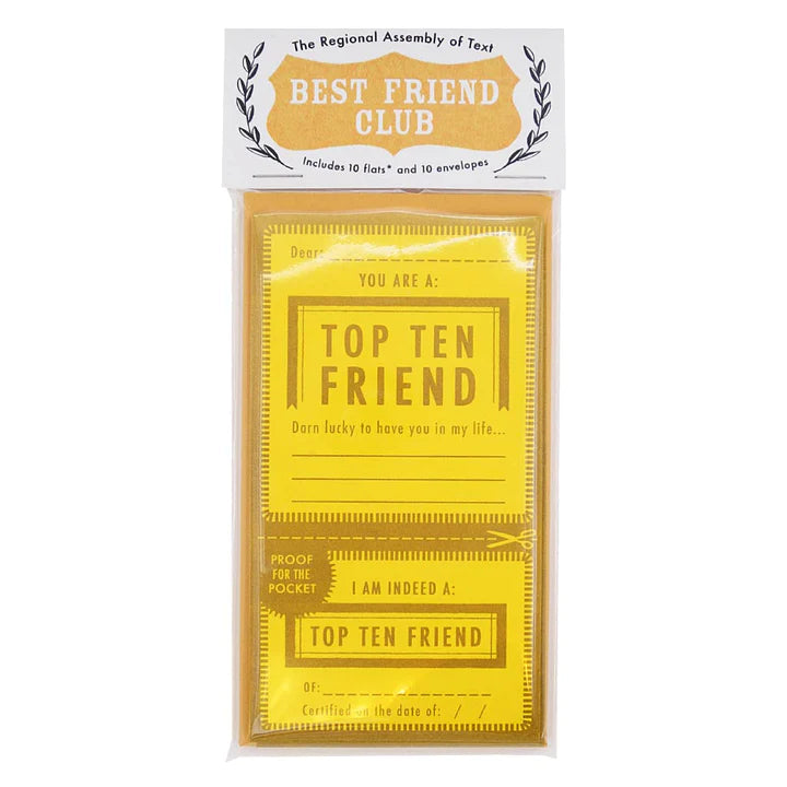 Regional Assembly of Text - Top Ten Friend Coupons