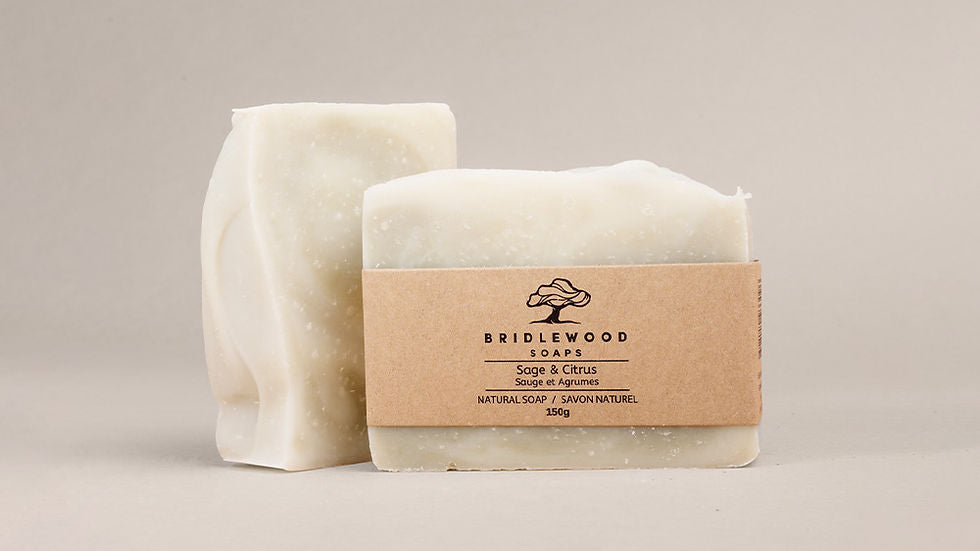Bridlewood Soaps - Sage & Citrus Bar Soap