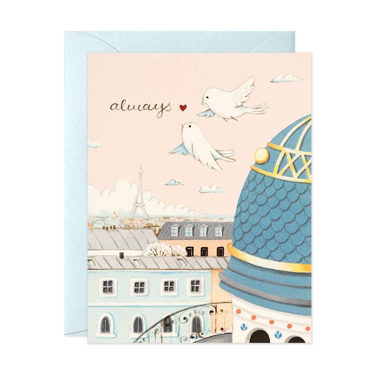 JooJoo Paper - Always Paris Rooftops Card