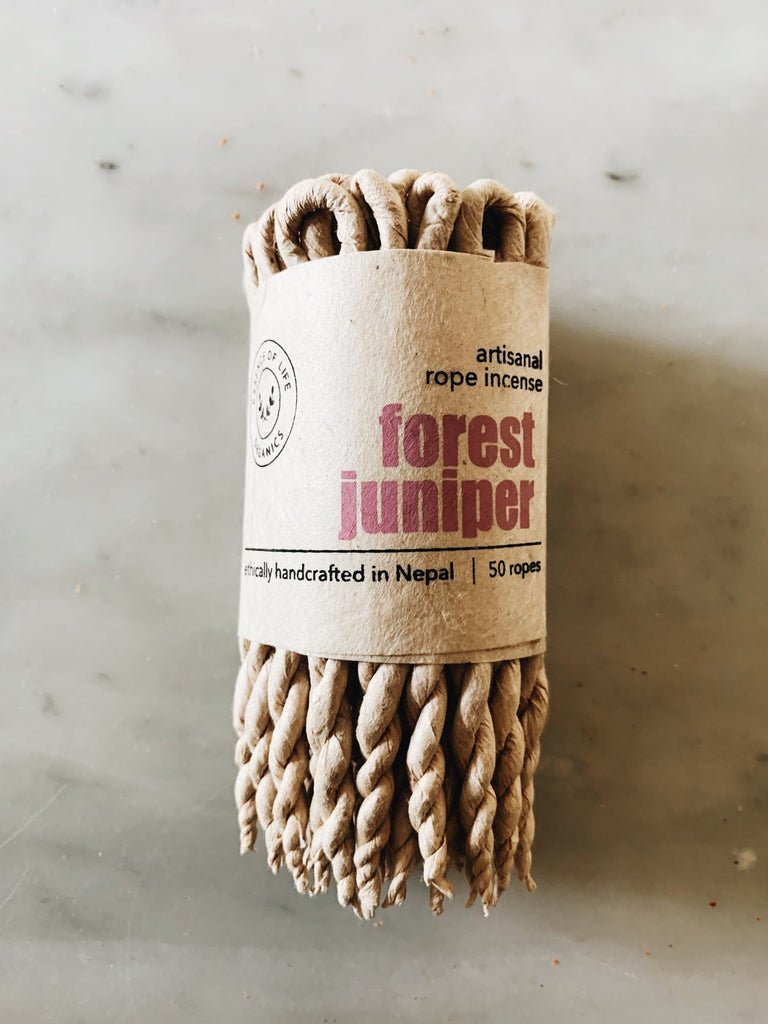 Essence Of Life Organics - Forest Juniper Rope Incense