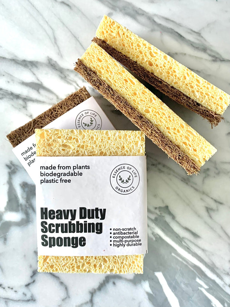 Essence Of Life Organics - Heavy Duty Scrubbing Sponge