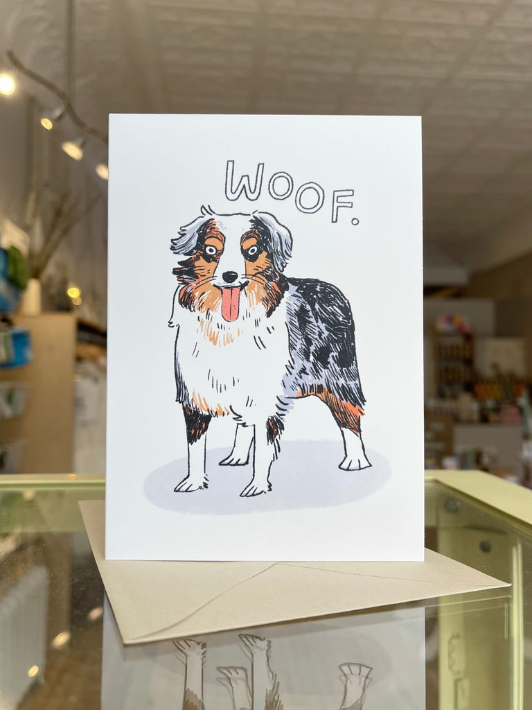 Maddy Young - Woof! Greeting Card
