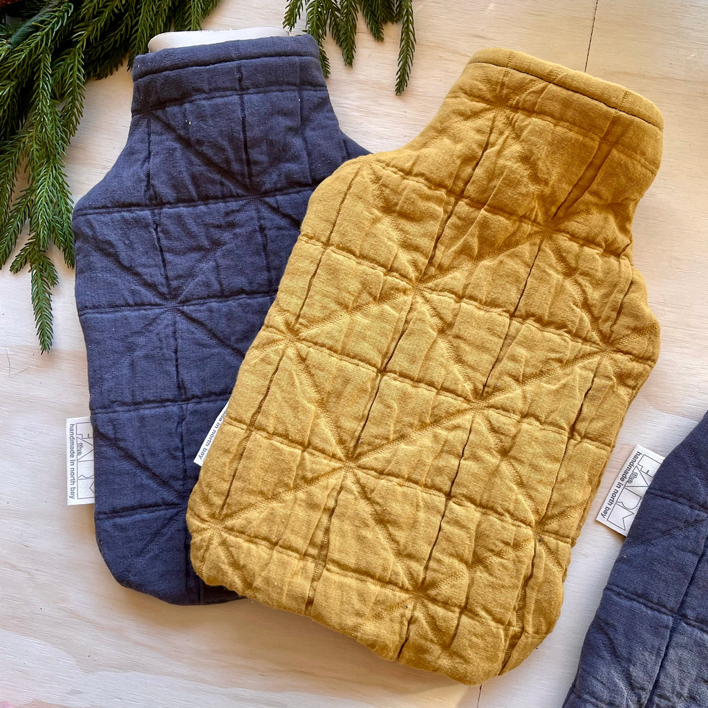 The FARM - Hot Water Bottle & Quilted Cotton Cover