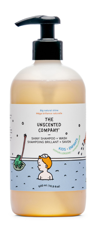 Unscented Company - Kids Shiny Shampoo+Wash