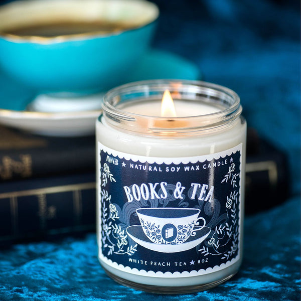 My Weekend is Booked - Books & Tea Natural Soy Candle