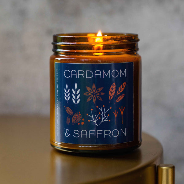 My Weekend is Booked - Cardamom & Saffron Natural Soy Candle