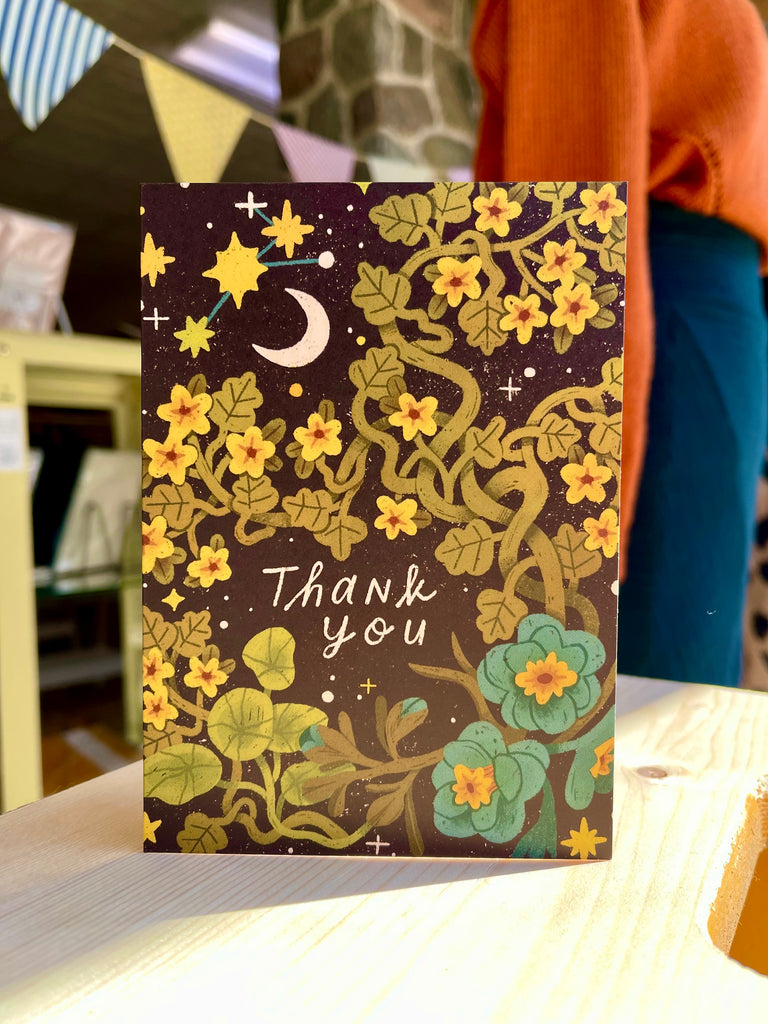 Maddy Young - Nighttime Vines Thank You Card