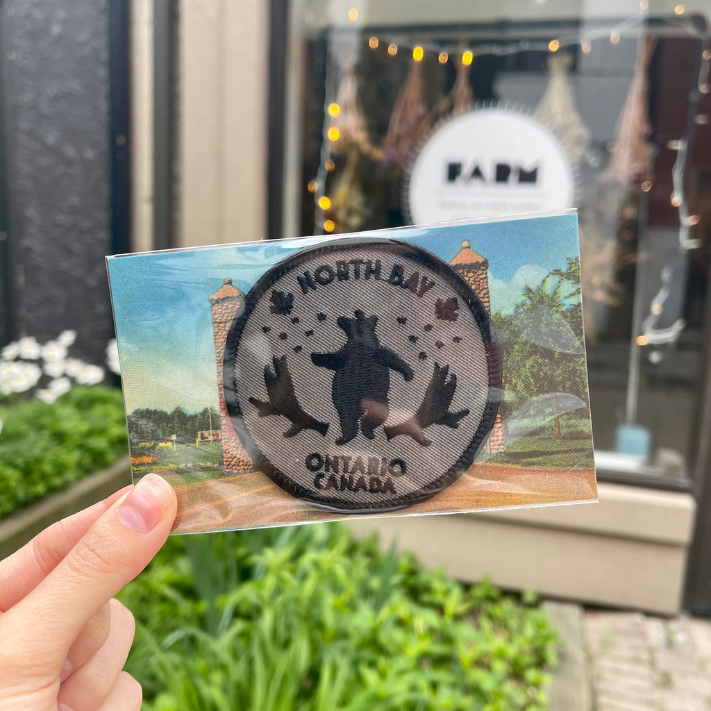 The FARM - North Bay Iron-on Patch (3" Round)