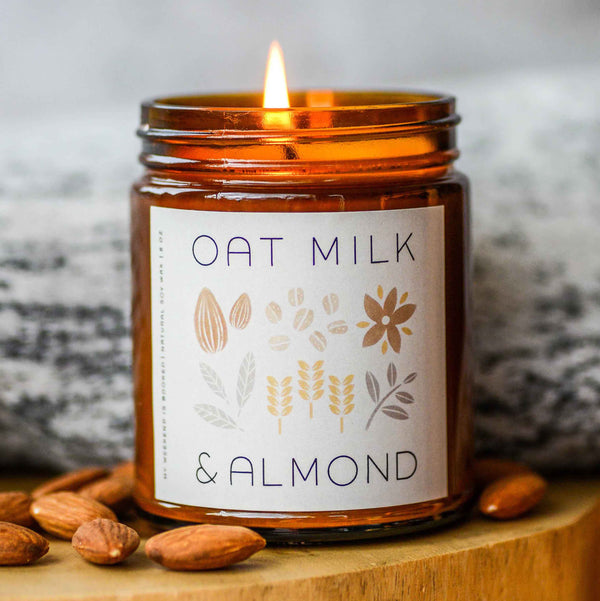 My Weekend is Booked - Oat Milk & Almond Natural Soy Candle
