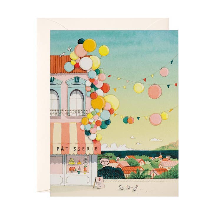 JooJoo Paper - Balloon Clusters Card