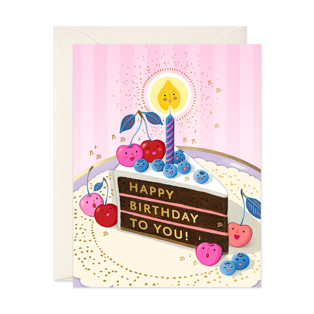 JooJoo Paper - Berry Serenade Birthday Card