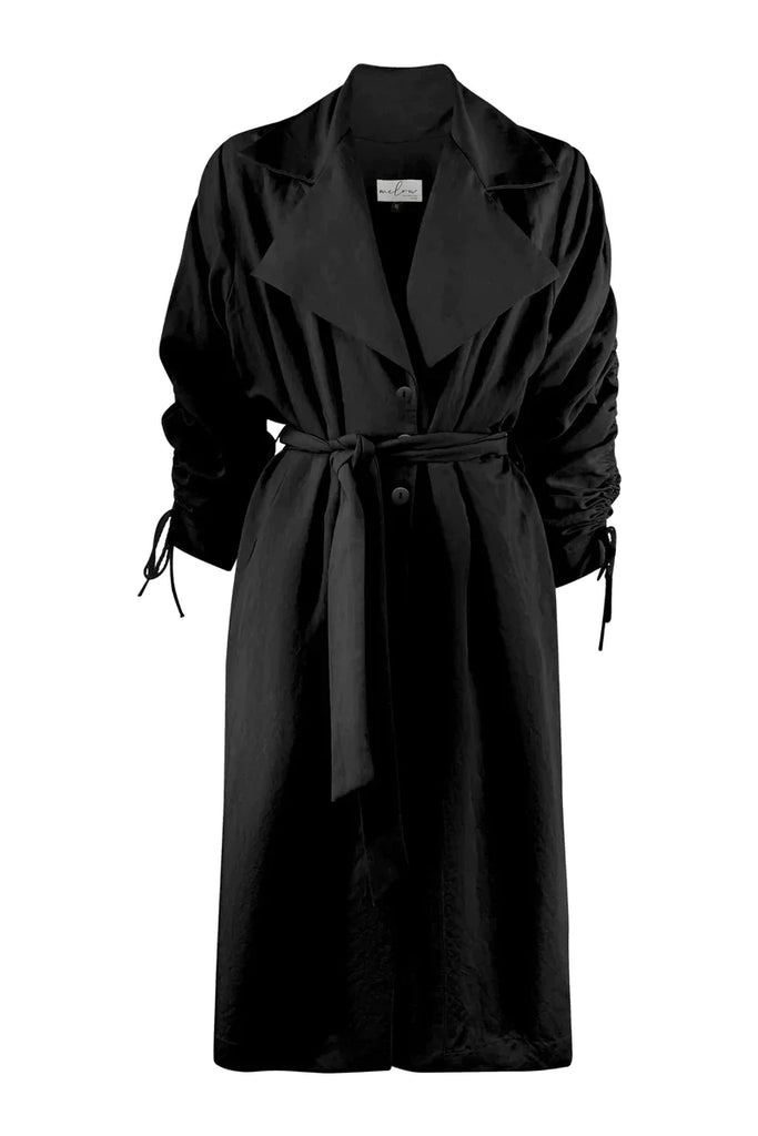 Melow - Gaugin Trench Coat (Black)