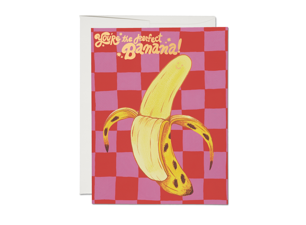 Red Cap Cards - Perfect Banana Card