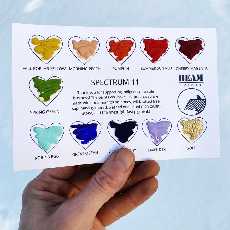 Beam Paints - "Spectrum 11" Watercolour Travel Card