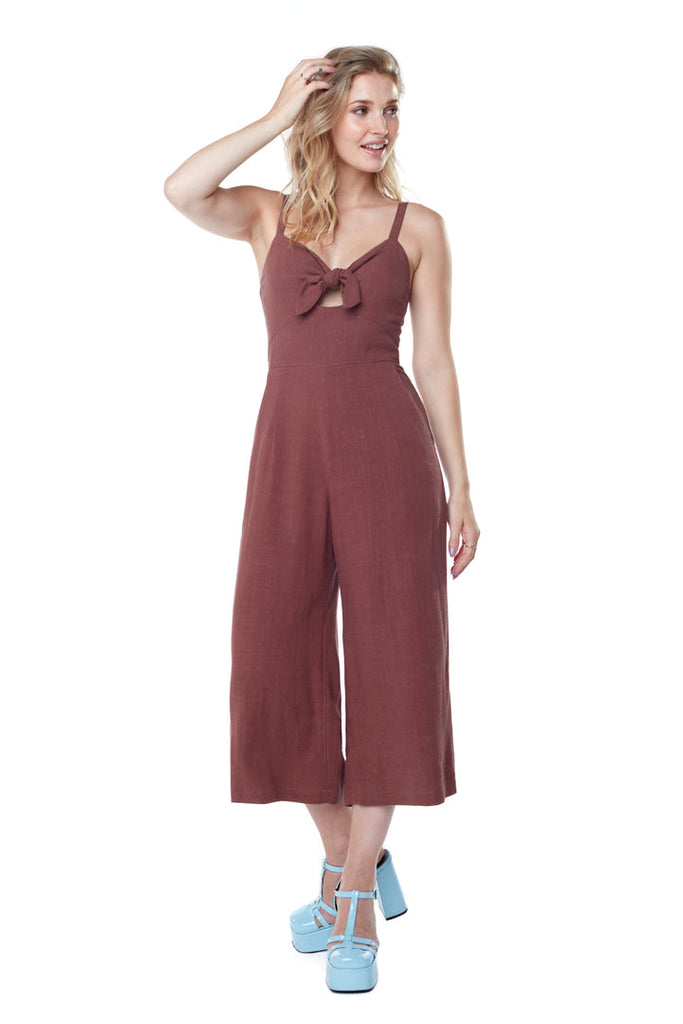 Annie 50 - You and Me Jumpsuit (Nutmeg)