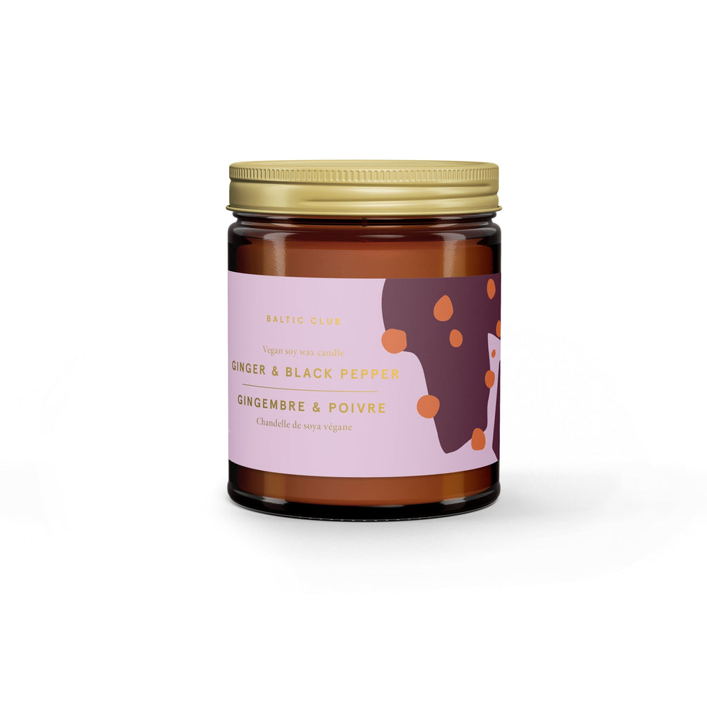 Baltic Club - Ginger & Black Pepper Soy Candle