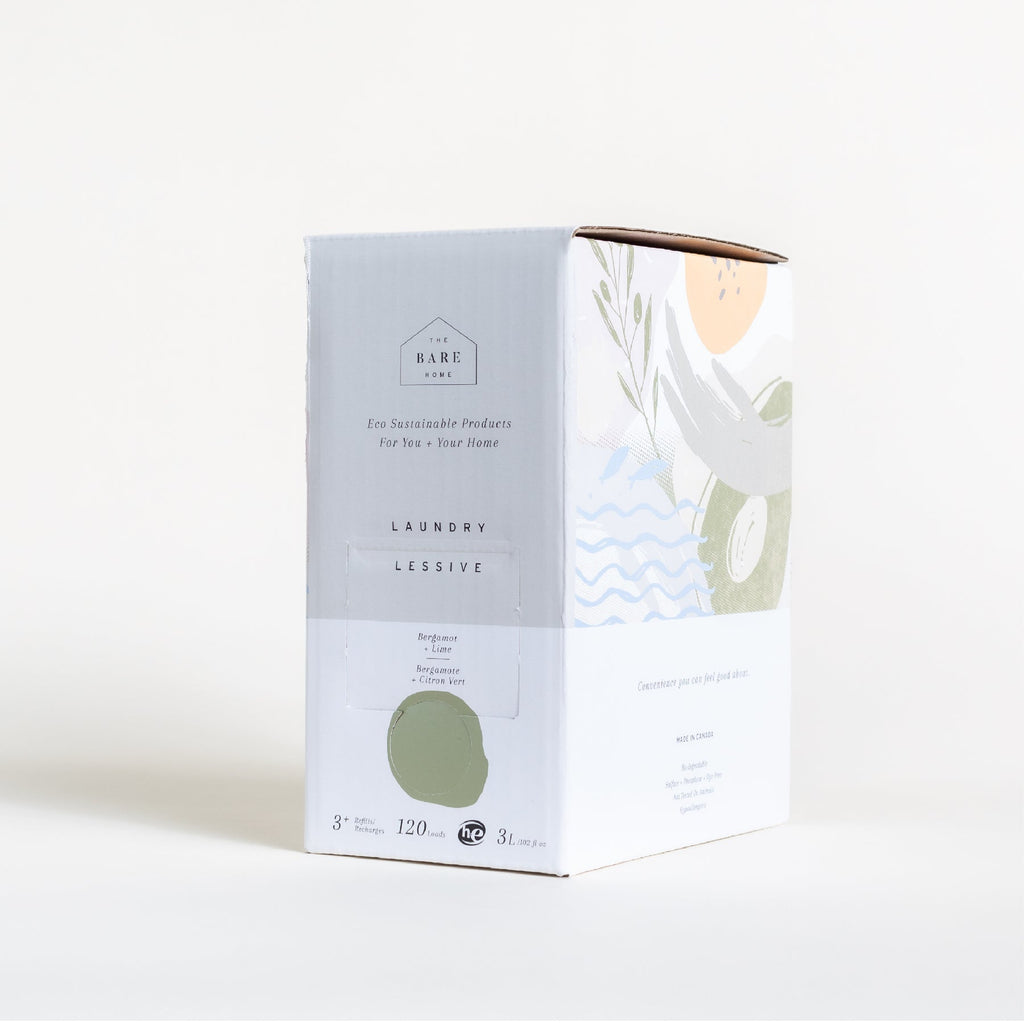 Bare Home - Laundry Soap REFILL BOX (Bergamot + Lime)