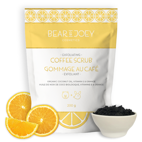 Bear & Joey - Exfoliating Coffee Body Scrub (Orange)