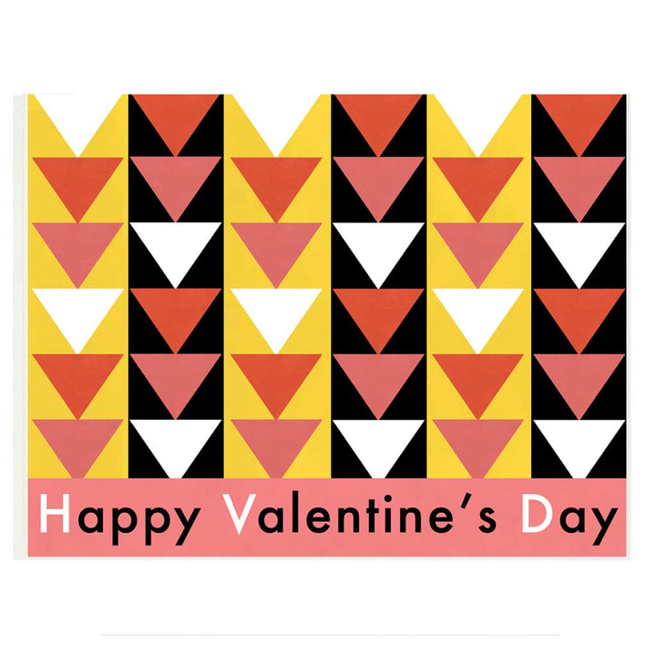 Regional Assembly of Text -  Geometric Valentine's Card