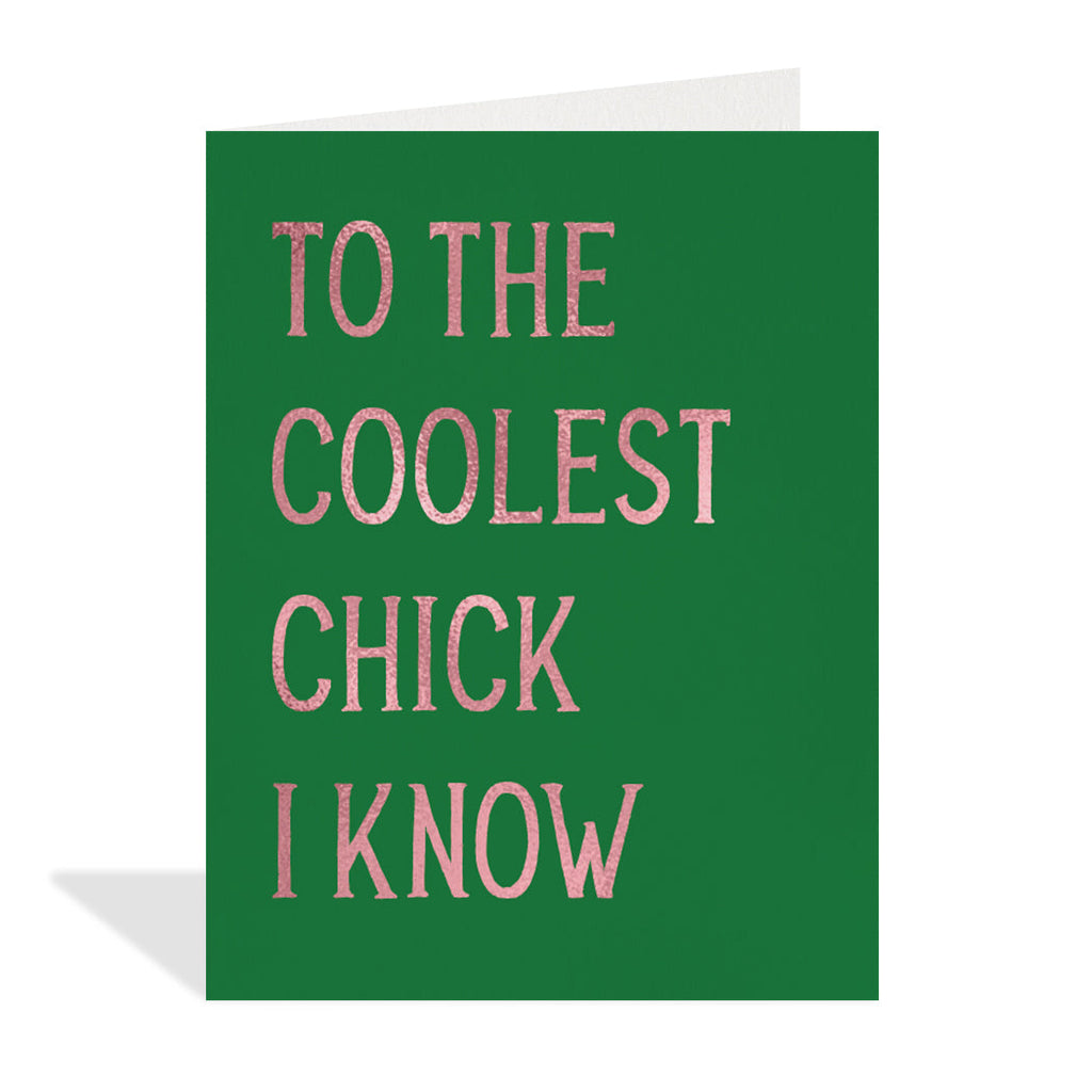 Halfpenny Postage - Coolest Chick Card | The FARM