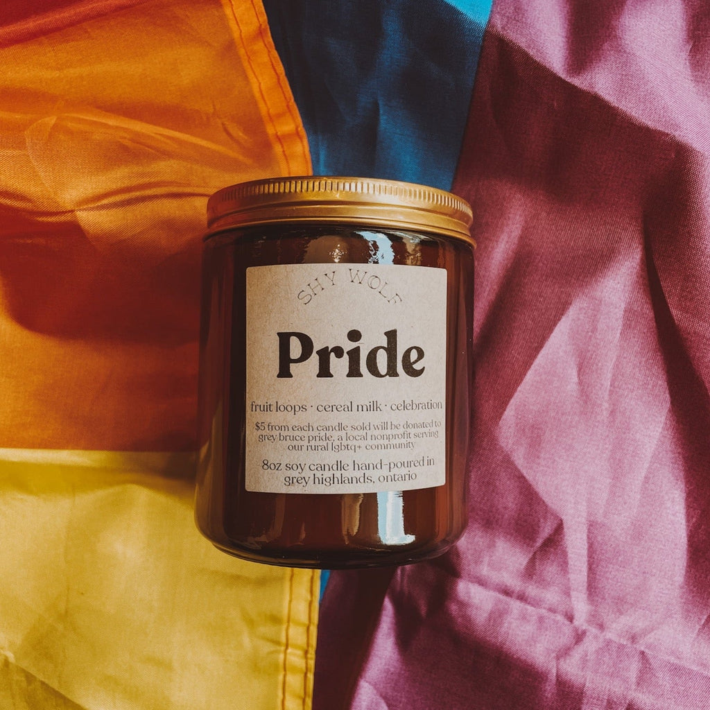Shy Wolf - Pride Candle