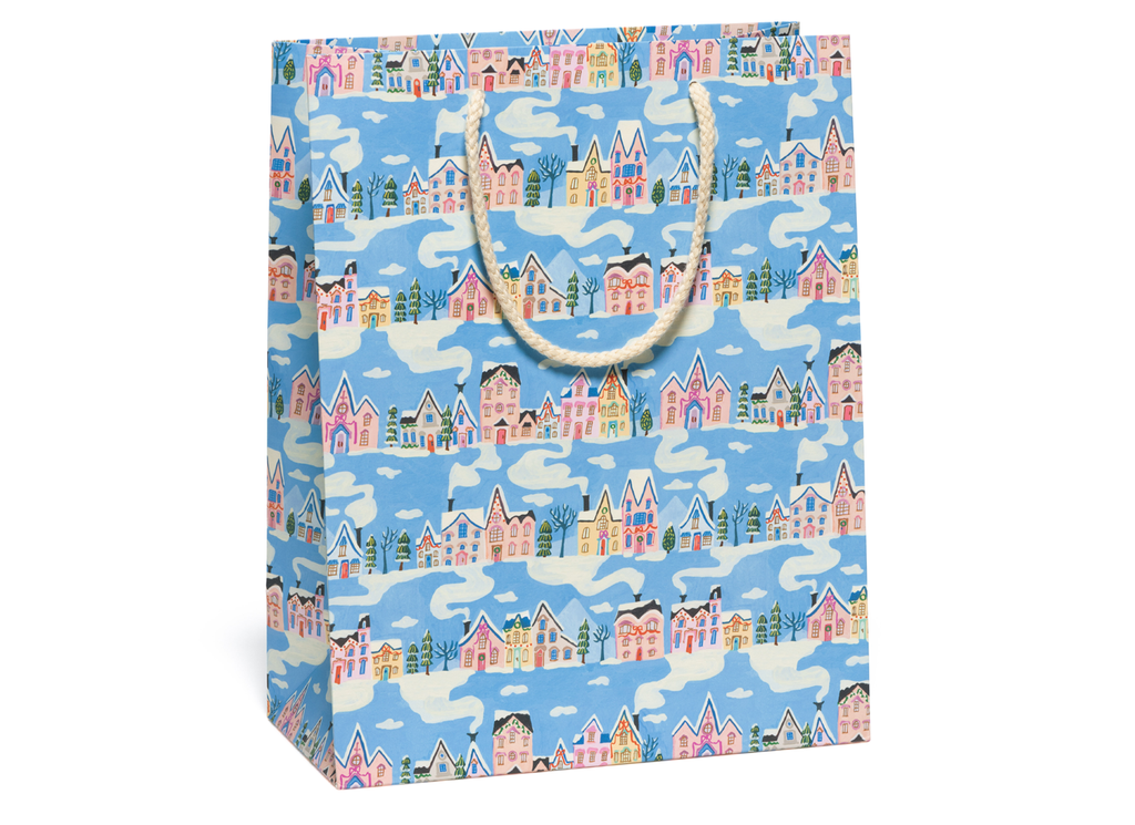 Red Cap Cards - Little Pink Houses Gift Bag