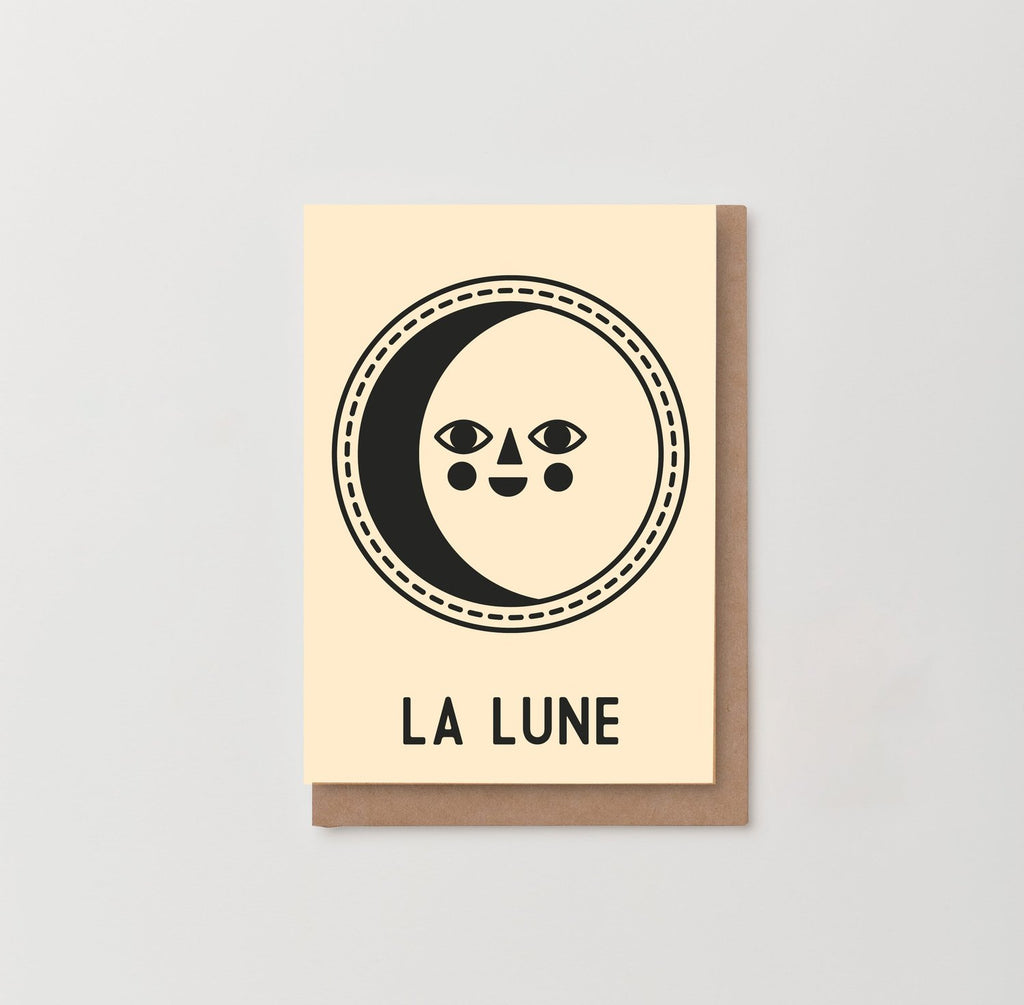 Kinshipped - La Lune Greeting Card