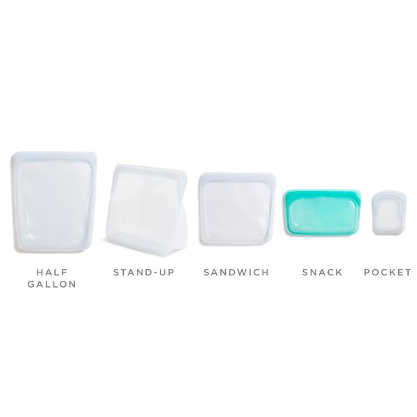Stasher - Reusable Silicone Snack Bag (Green)