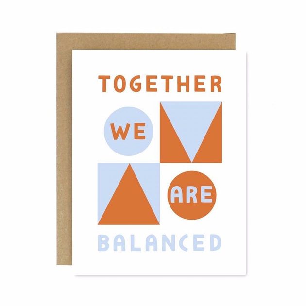 Worthwhile Paper - We Are Balanced Card