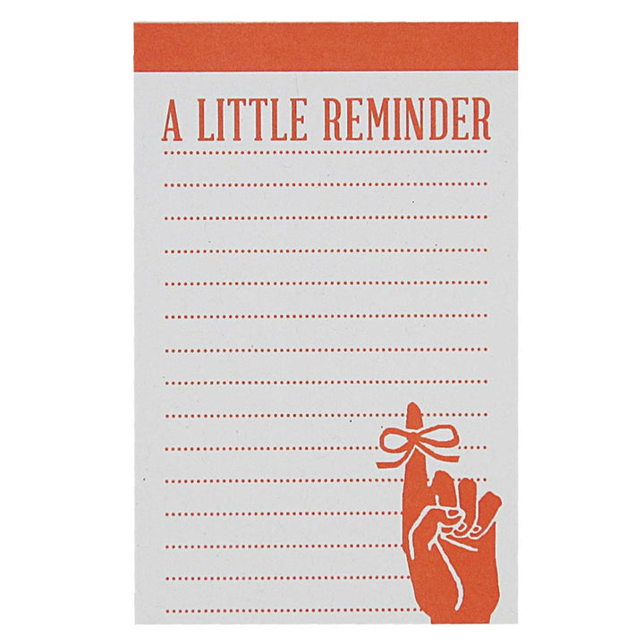 Regional Assembly of Text - Little Reminder Notepad