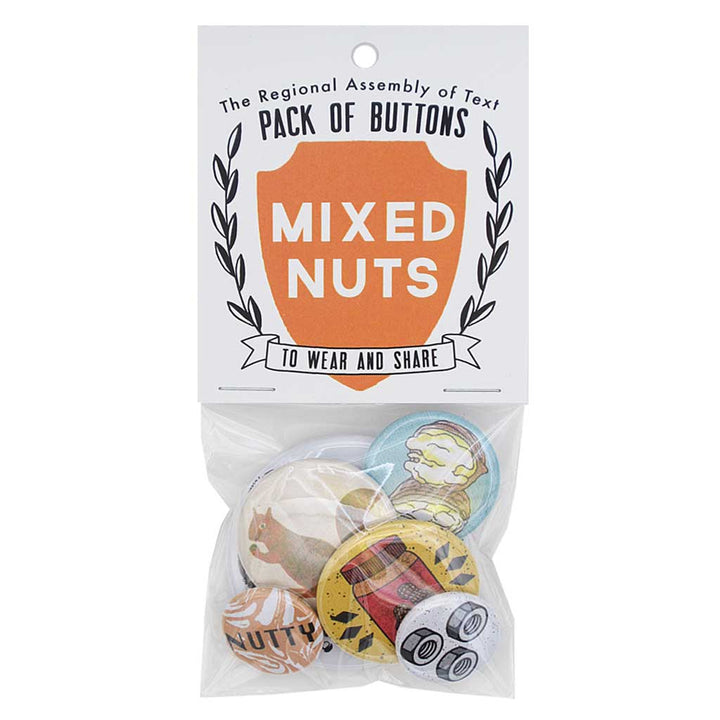 Regional Assembly of Text - Mixed Nuts Button Pack