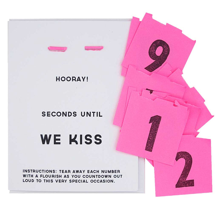 Regional Assembly of Text -  Countdown Until We Kiss Card