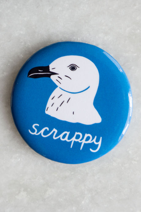 Stay Home Club - Scrappy Seagull Magnet