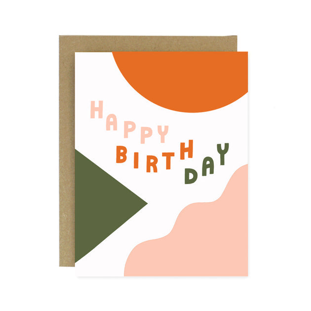 Worthwhile Paper - Birthday Shapes & Colours Card