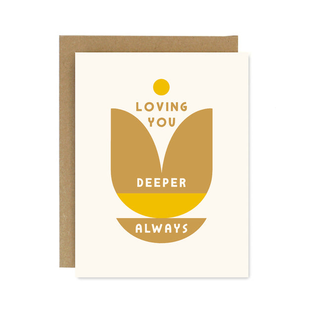 Worthwhile Paper - Loving You Deeper Card
