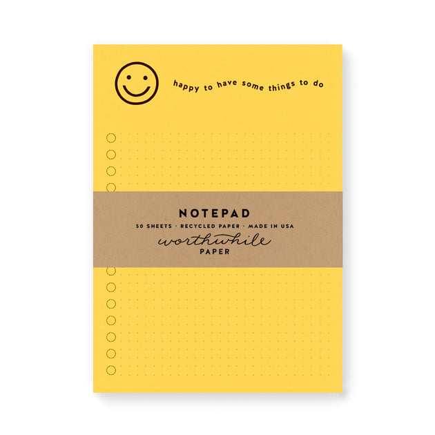 Worthwhile Paper - Happy Notepad