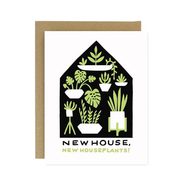 Worthwhile Paper - Houseplants Housewarming Card