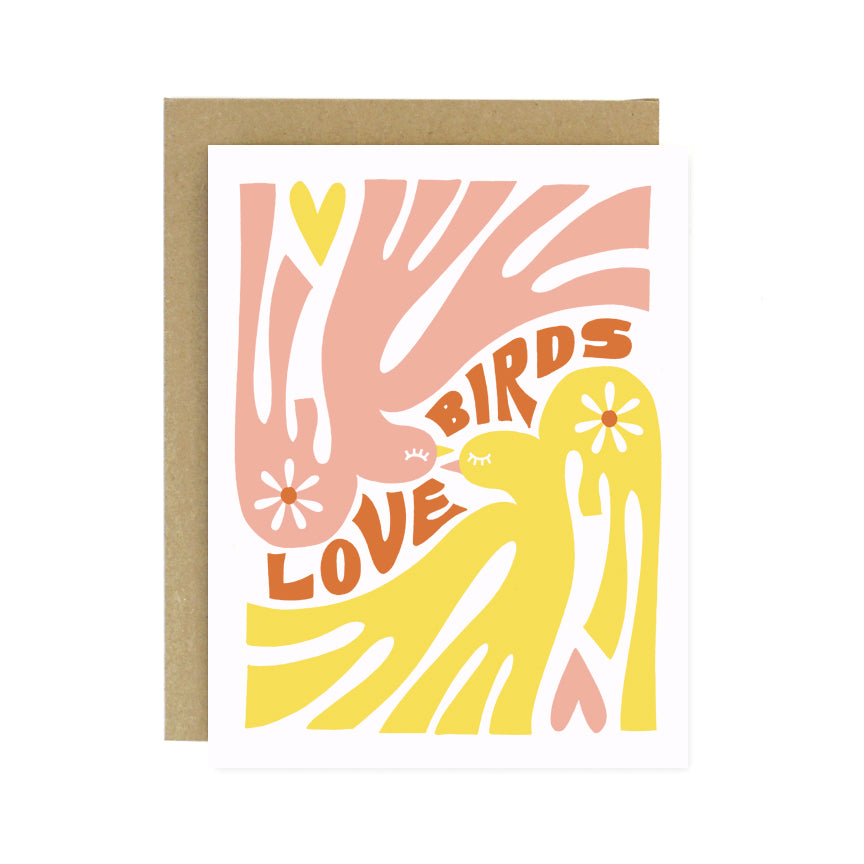 Worthwhile Paper - Love Birds Card