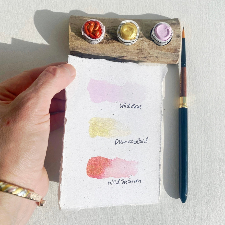 Beam Paints - Sugar Maple Watercolour Set (Salmon/Gold/Rose)