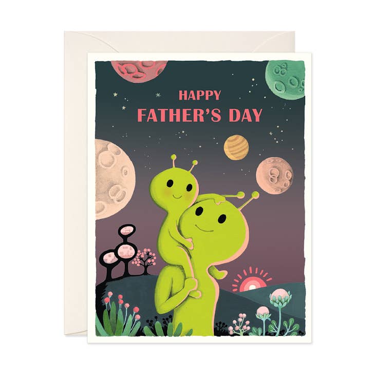JooJoo Paper - Father's Day Aliens Card