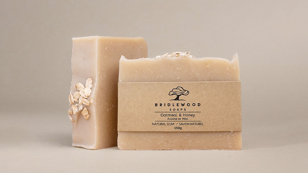 Bridlewood Soaps - Oatmeal & Honey Bar Soap