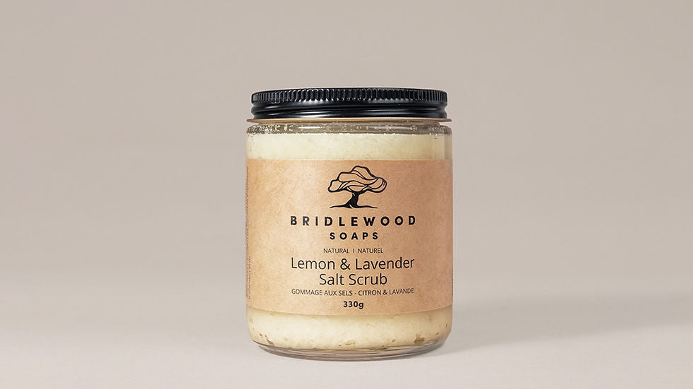 Bridlewood Soaps - Lemon & Lavender Body Scrub