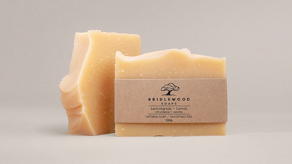Bridlewood Soaps - Lemongrass & Carrot Bar Soap